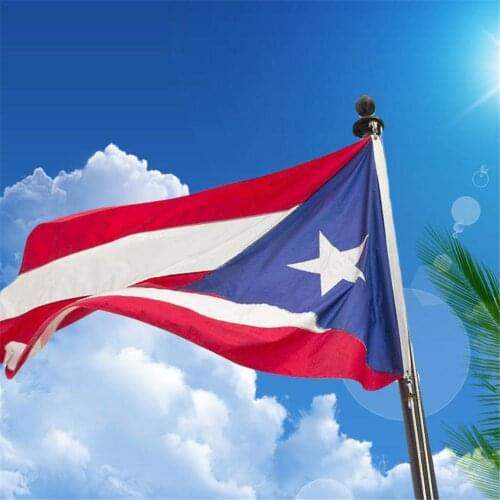 90x150cm Puerto Rico National Flag Hanging Flag Polyester Puerto Rico Flag Outdoor Indoor Big Flag For Home Outdoor Decoration