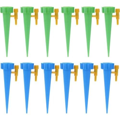 12pcs/set Auto Drip Irrigation Watering System Automatic Spike for Plants Flower Indoor Household Waterers Bottle