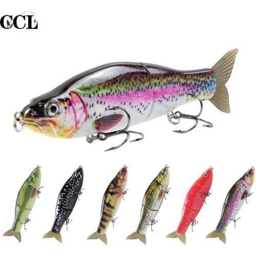 CCLTBA 3pcs/lot Floating Glide Shad 165mm 56g Fishing Lures Wobblers Hard Artificial Bait Soft Tail Slide Swim Fishing Tackle