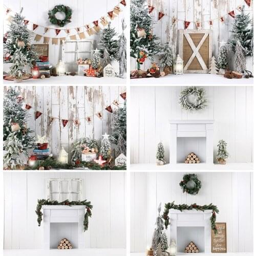 Photography Backdrop Christmas Trees Xmas Decorations Photo Background Newborns Child Studio Family Photocalls Props