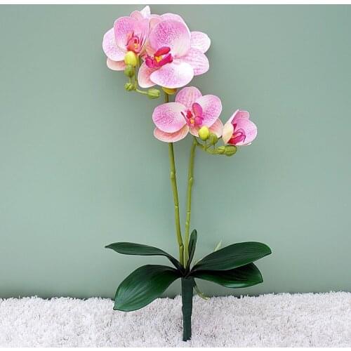 Artificial Butterfly Orchid Flowers Moth Orchids Fake Flower Home Garden Decor Wedding Decoration Pink White Faux Orchid