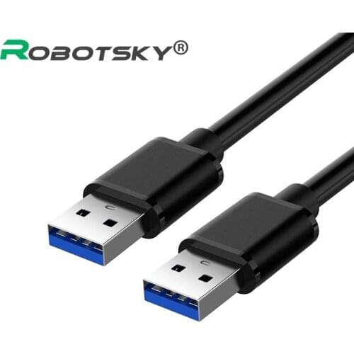 USB 3.0 Cable 5Gbps Super Speed Type A Male to Male Data Sync Cord USB Extension Cable For Radiator Laptop PC Printer