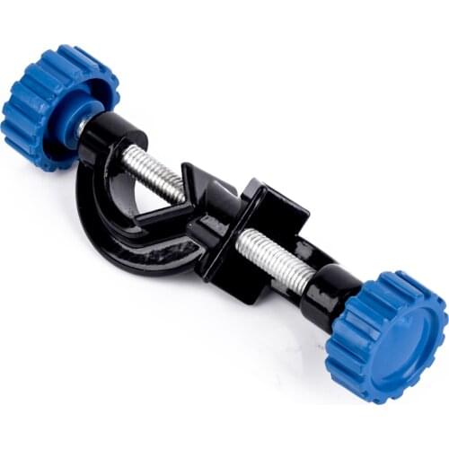 Laboratory Clamp Holder 90 Degree Double Top Wire Clamps Holder Metal Lab Stand Grip Supports Metal Right Angle Clip With Screws