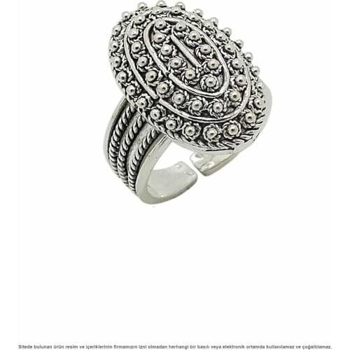 Midyat Silver Filigree Lady Ring