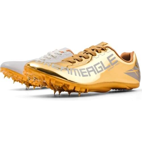 Womens Mens Track and Field Shoes Track Spike Running Sprint Shoes Lightweight Soft Comfortable Professional Athletic Shoes