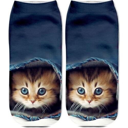 YSDNCHI Animal Printed Cute Warm Girls Cotton Socks Women Daily Socks Harajuku Colorful Tube Art Casual Soft Hot Sale