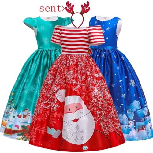 New Year Snow White Dress Children Halloween Costume Girls Princess Dress Kids Party Dresses For Girls Christmas Dress 4-14 Year