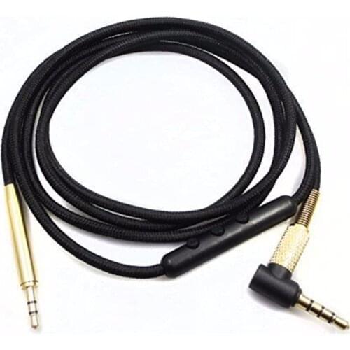 Upgrade Cable for Sennheiser HD598 HD558 HD518 HD595 HD6 HD8 DJ With MIC Headphones Replacement Cable Line Headset Earphone