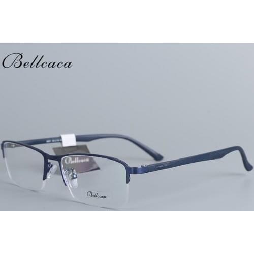 Bellacaca Optical Spectacles Eyeglasses Frame Men Computer Prescription Glasses Frames Transparent Clear Lens For Male BC6601