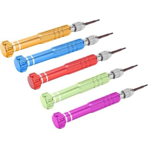 Aluminum Alloy 5‑in‑1 Screwdriver Phone Watch Jewelry Repair Screwdriver