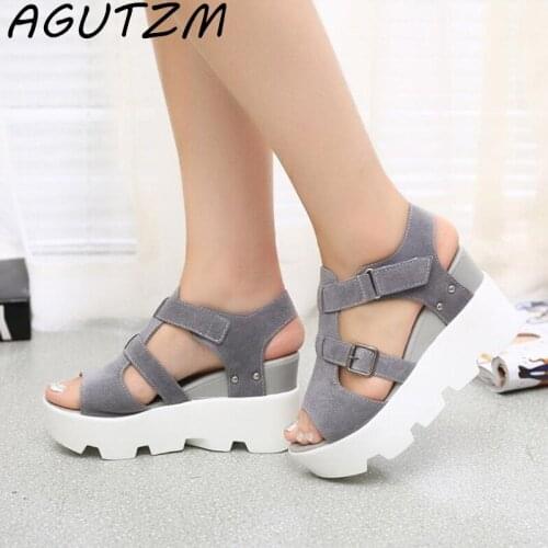 2021 Summer Sandals Shoes Women High Heel Casual Shoes Footwear Flip Flops Open Toe Platform Zapatos Mujer Gladiator Sandalias