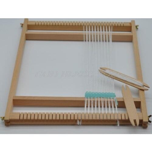 Beech Wood Weaving Shuttle Loom Knitting Tool Sweater Scarf Tapestry Coil Stick Drop Shipping