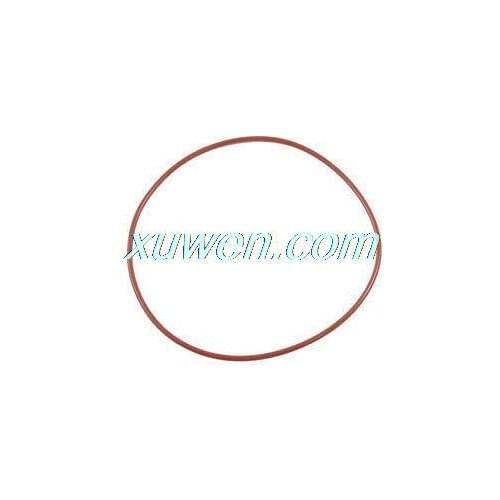 90mm OD 2mm Thickness Red Silicone O Ring Oil Seal Gasket