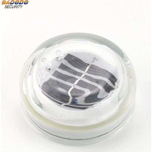 IP68 Waterproof Tempered glass shell Solar Powered LED Road Stud Light Ground Reflective Warning lamp