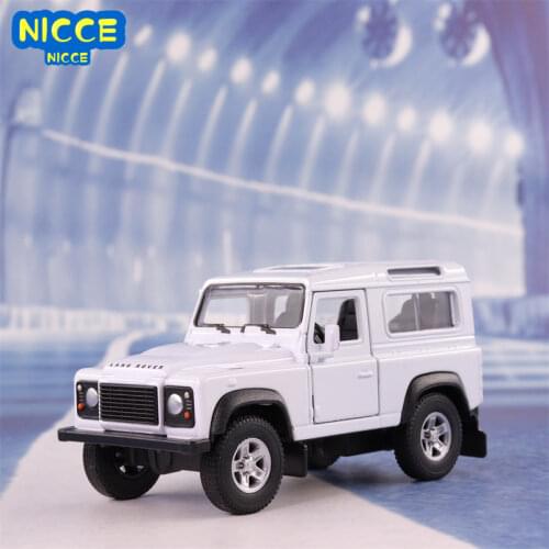 WELLY 1:34 Land Rover Defender Simulation Alloy Model Toy Car For Kids Gift Collection