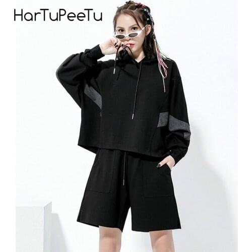 Oversized Hoodie Women Long Batwing Sleeve Harajuku SweatShirt Autumn 2020 Black Loose Hooded Coat Contrast Color Grey Striped
