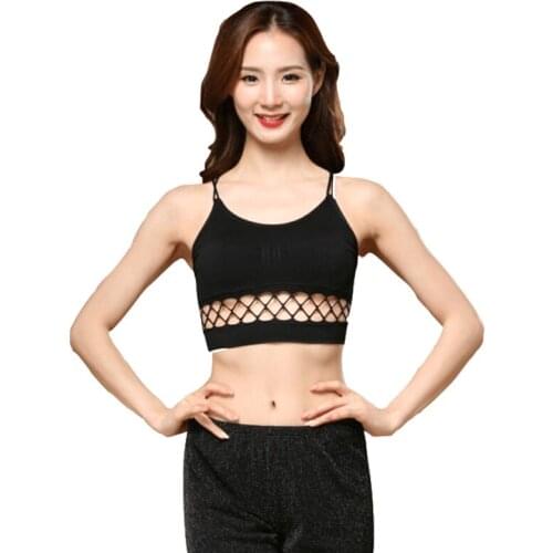 Women Dancewear Casual Sleevesless Vest Modal Backless Belly Dace Accessories Women Bodysuit Shirt Tank Tops