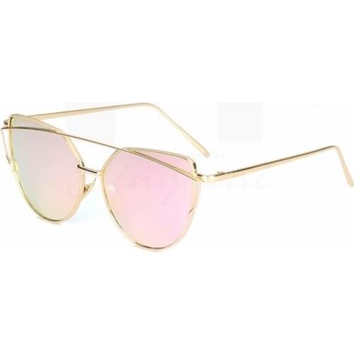 ZXTREE Brand Designer Cat Eye Sunglasses Women Rose Gold Metal Frame Sunglasses Men Vintage Glasses Female Eyewear Oculos Z303