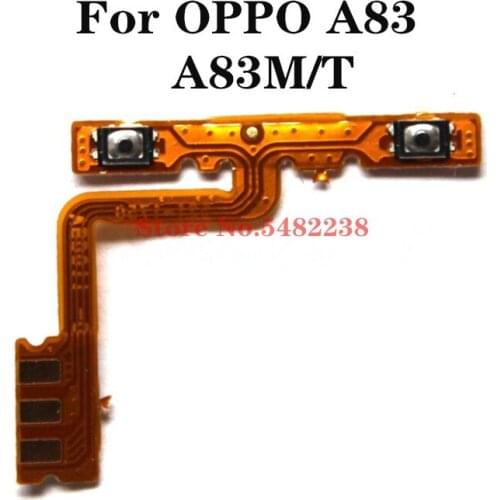 100% Original Volume Audio+- button Flex cable For OPPO A83 A83M A83T Volume key connector Replacement parts
