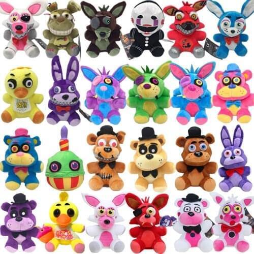 18cm FNAF Plush Toys Dool Animal Phantom Foxy Stuffed Plush Doll for Children Gifts