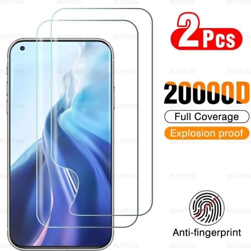 2pcs Front Hydrogel Film For Xiaomi mi 11 full cover Anti-fingerprint protective film for mi 11 6.81'' m2011k2c screen protector