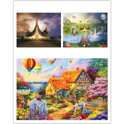 Diamond Painting Full Square/round Drill 5D DIY Diamond Embroidery "Efteling park" Cross Stitch Rhinestone Mosaic Gift