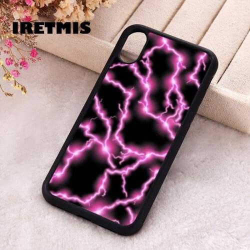 Iretmis 5 5S SE 2020 phone cover cases for iphone 6 6S 7 8 Plus X Xs Max XR 11 12 MINI Pro Soft Silicone TPU Pink Lightning