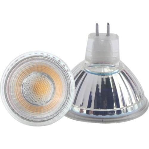 Dimmable High power chip LED bulb MR16 COB 6W 9W 12V 220V Led Spotlights LED lamp