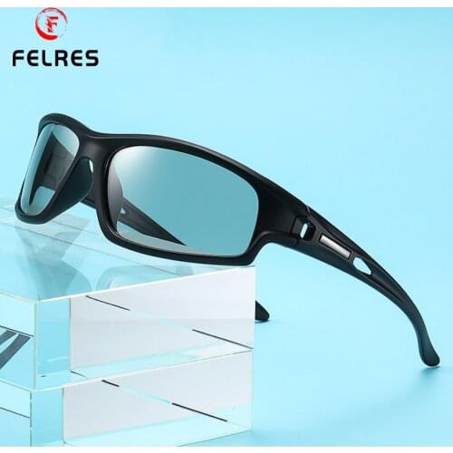 FELRES Sport Polarized Sunglasses For Men UV400 Outdoor Driving Cycling Fishing Hiking Coating Glasses New 55412