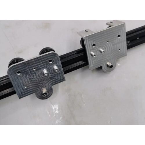 Funssor Ender3 /Pro V2 3D printer IDEX X axis carriage kit dual extrusion printing head