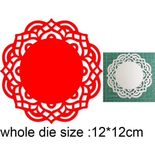 Metal cutting dies cut die mold lace background frame decoration Scrapbook die paper craft knife mould blade punch stencils dies