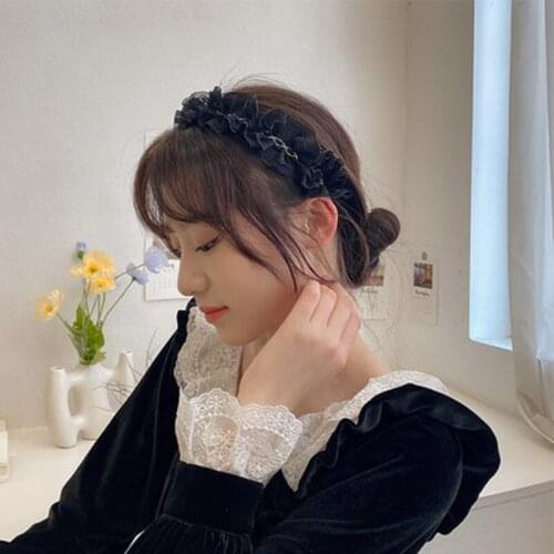 2021 New Pleated Bubble Girls Headband Colorful Multi-purpose Headband Hair Clip Vantage Hair Bundle Headdress accessories