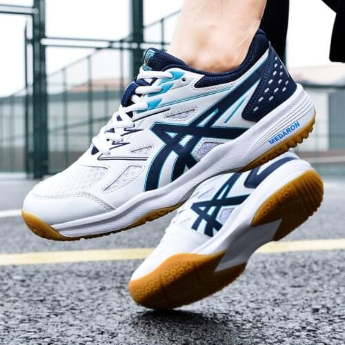 New Breathable Badminon Shoes Men Women Professional Badminton Sneakers Ladies Size 35-45 Light Weight Tennis Sneakers