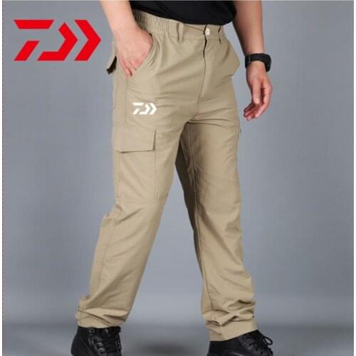 Daiwa Fishing Clothes Waterproof Fishing Pants Men Thin Breathable Quick Dry Outdoor Camping, Mountain Climbing Fishing Trousers