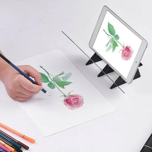 Optical Imaging Drawing Board Lens Sketch Mirror Reflection Dimming Bracket Holder Painting Mirror Plate Tracing Table Plotter