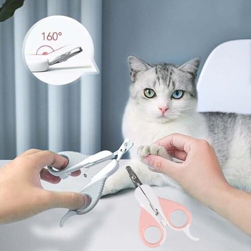 Professional Dog Nail Clippers Stainless Steel Cat Cutter Claw Clipper For Animals Alicate Pet Grooming Scissors Cortauñas Gato