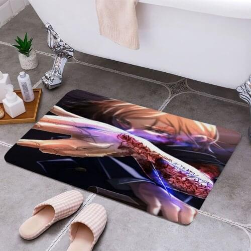 Nobara jujutsu Anti-slip Doormat Vacuuming Water Absorbing Kitchen Bedroon Bath Floor Mats Home Entrance Home Decora