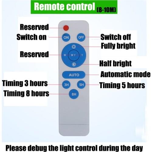 Remote Control Unite for Solar Panel Lamp Floodlight Lighting A2