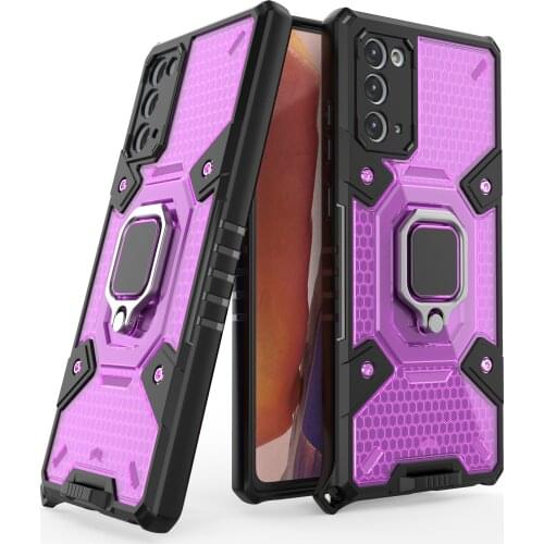 With Phone Strap Anti-scratch PC+ TPU Case for Samsung Galaxy Note 20 Ultra S21 S20 FE M31 A71 A51 A52 A12 A32 A42 5G Cover