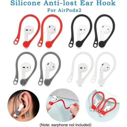 Silicone Ear Hook With Holder Strap Ergonomics Sports Anti-lost Ear Hook For Airpods