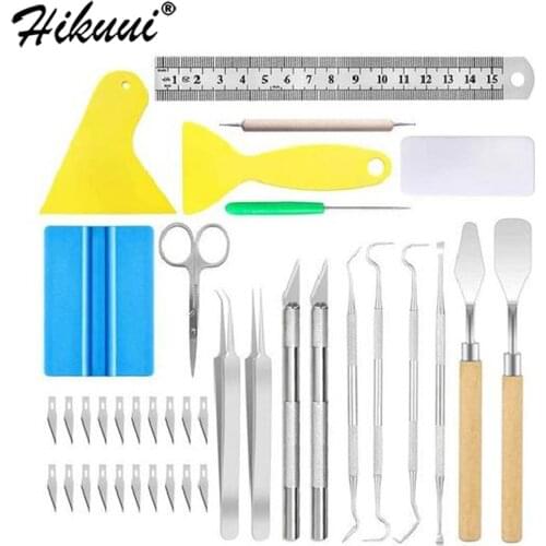 DIY Craft Supplies Vinyl Weeding Tool Set Basic Vinyl Handmade Tool Kit for Vinyl Silhouettes Cameos Lettering Accessories