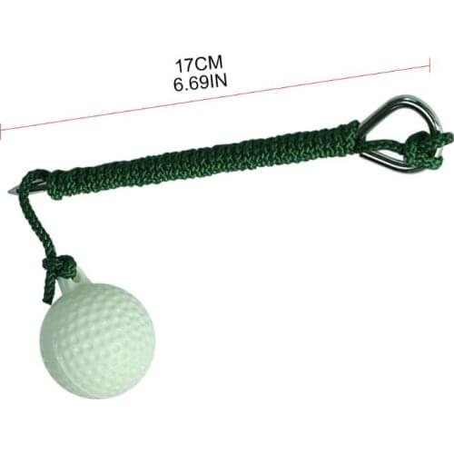Rope Golf Ball Hit Shot Putting Training Practice Aid Swing Sports Practice Protable Easy Operation Sports and Entertain