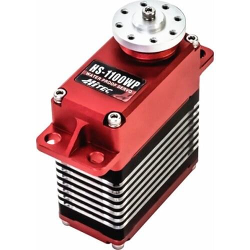 HiTec HS-1100WP IP67 Waterproof High Torque High Voltage Servo Steel Gear Digital Robot / Drone Servo For Large Boat / Rc Drone