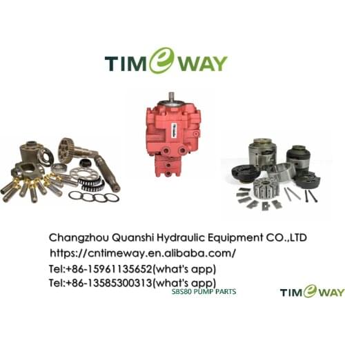 Hydraulic pump spare parts SBS80 for repair CAT312C excavator main pump