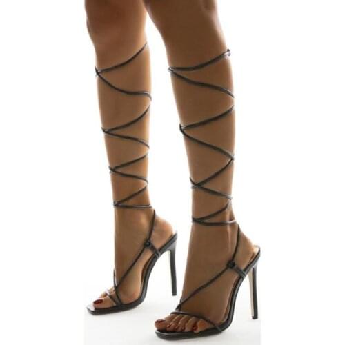 Summer Shoes Woman Sandalias Ladies Shoes 2021 New Women Shoes Gladiator Women Sandals Ankle Cross Strap High Heels Sandals