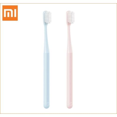 10PCS Xiaomi Mijia Toothbrush Teeth Brush Imported Ultra-fine Soft Hair Care Teeth 2 Colors Oral Clean for Couple Toothbrush