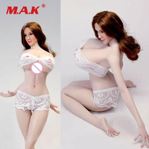 1:6 UD 5.0 Pale Skin Large Breast Big Bust Genitals Female Figure Body Without Head