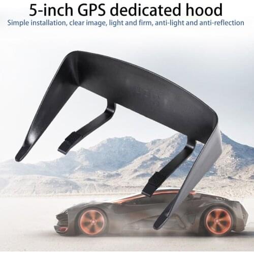 New 1 Pcs Car GPS Sun Shade Visor Cover Durable for Garmin Nuvi 5 Inch GPS Navigation