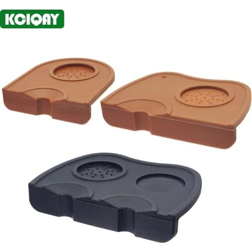 1Pcs Silicone Coffee Tamper Mat Anti-Slip Barista Espresso Mat Latte Art Pen Tamping Holder Corner Pad Home Coffee Accessories