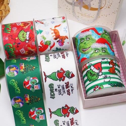 3 Inch 75 MM Cartoon Sport Printed Grosgrain Ribbons For Bows Craft Suppliers 56466